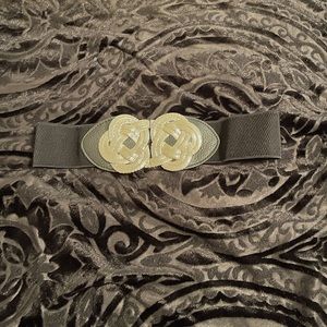 Black/Silver Belt Size Small